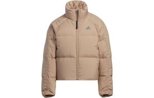 Пуховик женский кофейный Adidas