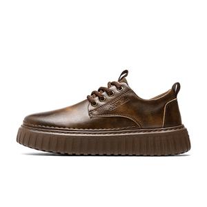 G.N.SHIJIA Мужские лоу-топ скейтбордские кеды бронзовые, цвет Bronze