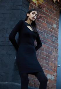 Платье-футляр Urban Classics CUT OUT, черный