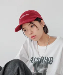 Вельветовая вышитая кепка Bayflow, цвет Bordeaux 38