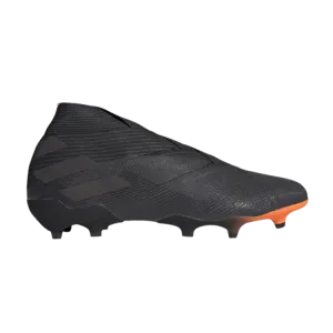 Бутсы adidas Nemeziz 19+ FG 'Black Signal Orange', черный