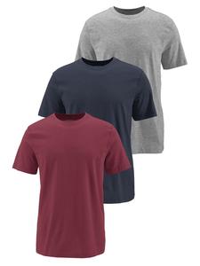 Футболка красного, темно-синего и серого цветов в крапинку Man's World