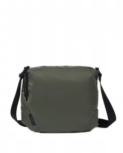 Женская большая объемная сумка-бандо цвета хаки Kcb