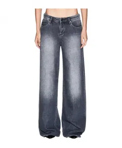 Классические хлопковые джинсы Armani Exchange, серый