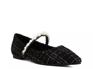 London Rag Mowie Mary Jane Flat, Черный
