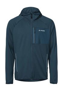 Куртка флисовая Текоа, капюшон, воротник стойка, мужская VAUDE, цвет Dark Sea Uni
