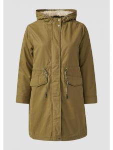 Пальто для улицы в цвете 7504_оливково-зеленый QS