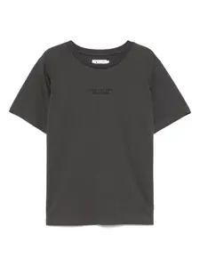 Футболка с вышитым логотипом Izzue, серый