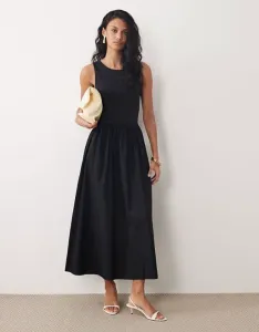 Черное платье миди Nothing's Child Vera