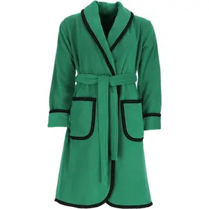 Женский халат Limbo, идеально подходит для сауны и спа, гостиничный халат, утренний халат, 1 шт., с шалевым воротником, однотонные цвета, черная багажная лента Vossen, Oasis