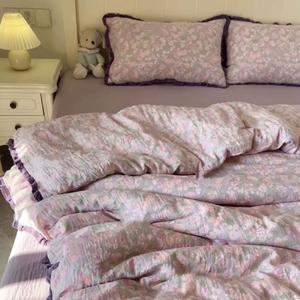 LUOLAI HOME Комплект постельного белья 1,8 м, 4 предмета, пододеяльник 200×230 см, Yuanxiangyu