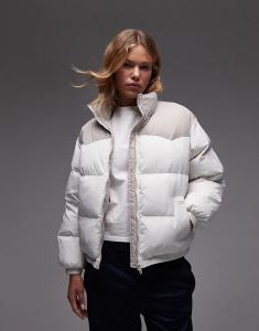Нейлоновая куртка-пуховик Levi's Noe белого цвета