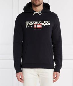 Толстовка мужская Napapijri с принтом, черный