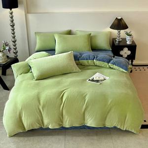 LUOLAI HOME Комплект постельного белья 1.5, 4 предмета, пододеяльник 150x200 см