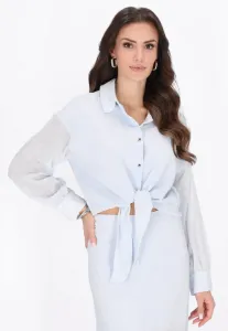 Блузка на пуговицах Faina, Light Blue