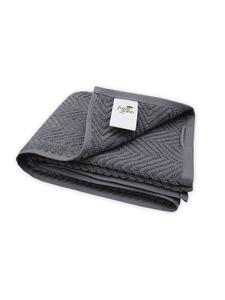 Framsohn Набор из 4 штук: органическое махровое полотенце "OCEAN" антрацитового цвета - (Д) 100 x (Ш) 50 см