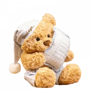 Плюшевая кукла Dudu Pajamas Bear высотой 40 см Velvet Mill