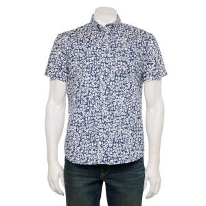 Мужская адаптивная рубашка с коротким рукавом идеальной длины Sonoma Goods For Life, цвет baha batik blue