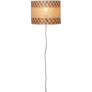 Настенный светильник LANKAWI E27 Good&Mojo, коричневый