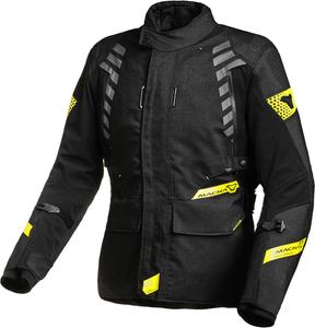 Водонепроницаемая женская мотоциклетная текстильная куртка Macna ultimax, Black/Yellow