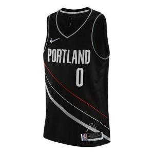 Майка Nike x NBA Portland Trail Blazers Icon Edition Jerseys 'Damian Lillard 0', черный