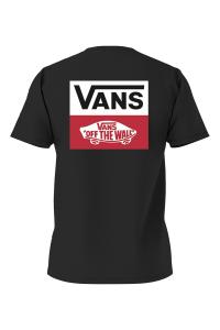 Футболка с логотипом для мальчиков Vans, черный