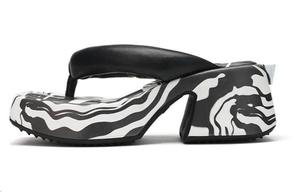 Коврик Candy Series Quiet Odor Resistant Flip Flops Women's DAPHNE LAB, черный белый print