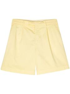 Шорты-бермуды со складками Lardini, желтый