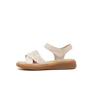 RED DRAGONFLY Женские сандалии на одной застежке экрю, цвет Ecru