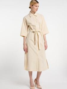 Рубашка-Платье Dreimaster, бежевый