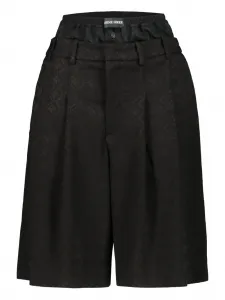 Жаккардовые шорты Moon Diamand Marine Serre, черный