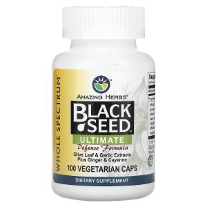 Добавка Amazing Herbs Black Seed Ultimate Defense Formula, 100 капсул