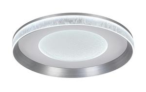 Потолочный светодиодный светильник, металл/пластик, степень защиты IP20 Novel, белый/темно-серый/прозрачный