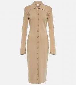Вязаное платье-рубашка Tod's, Beige