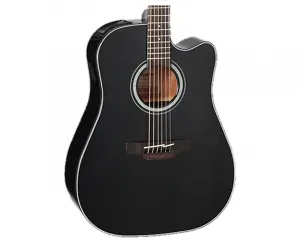 Акустическая гитара Takamine GD30CE Dreadnought с вырезом и электроникой - черная