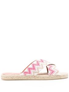 Missoni эспадрильи с узором зигзаг, розовый