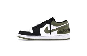Jordan Кроссовки Air 1 Vintage Unisex низкие Black/Green/White