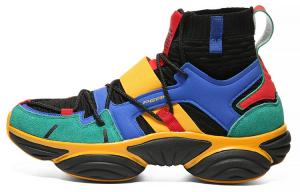 Женская обувь Lifestyle High-top черного/зеленого цвета Peak