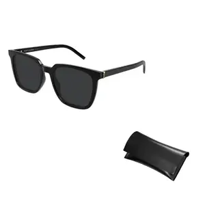 SAINT LAURENT Солнцезащитные очки квадратной формы, Black