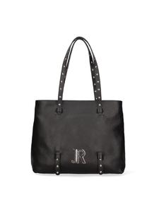 John Richmond Сумка через плечо в ЧЕРНОМ И СЕРЕБРИСТОМ ЦВЕТЕ