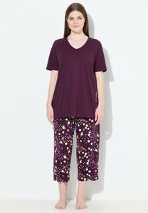 Пижамный комплект Ulla Popken SET, Grape Red/Bordeaux