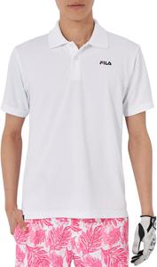 Мужская базовая однотонная рубашка-поло Fila Golf NET Exclusive 744667W, белый