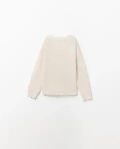 Ажурный джемпер Sfera, светло-бежевый