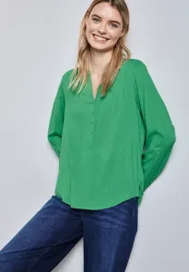Базовая однотонная блузка Street One, Grün