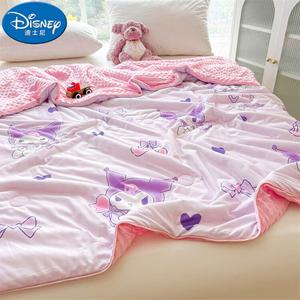 Disney Детское одеяло 100х150 см, летнее, тонкое, с рисунком Kuromi, из ледяного шелка