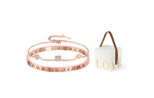 Титановый стальной браслет для женщин MISS TOOYA, золото