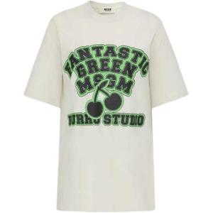 MSGM Футболка женская белая