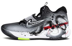 Nike Кроссовки баскетбольные низкие мужские KD Trey 5 X Abrasion Resistant Black White Gray