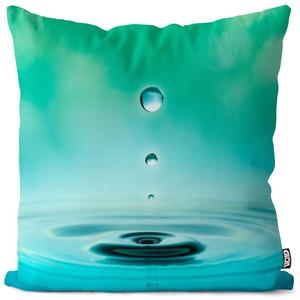 Чехол на подушку VOID Water Waves Pond, полиэстер, водонепроницаемая подушка для улицы и дома. Размер: 60 x 60 см.