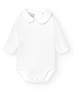 Набор из 2 детских боди с воротником-поло из пике Babidú, синий